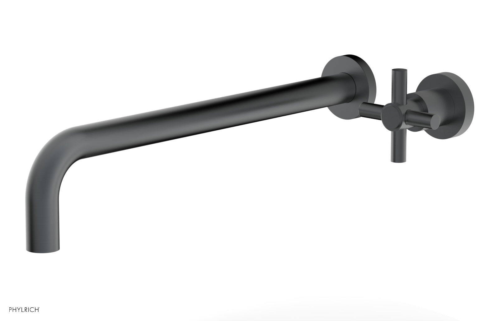 Basic 14" Single Handle Wall Lavatory Set - Cross Handle D131-18 — image 1