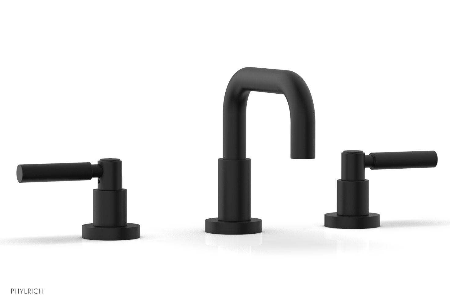 BASIC Widespread Faucet, 6 3/8" High Spout, Lever Handles D132