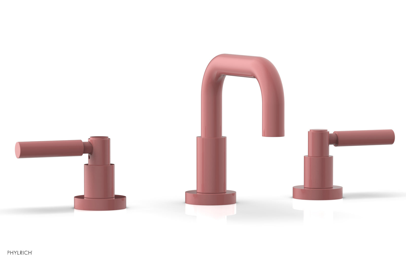 BASIC Widespread Faucet, 6 3/8" High Spout, Lever Handles D132 — image 1