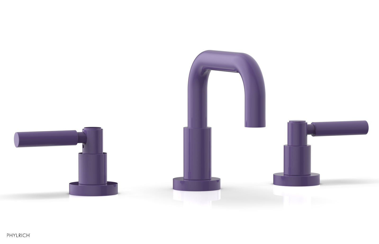 BASIC Widespread Faucet, 6 3/8" High Spout, Lever Handles D132 — image 1