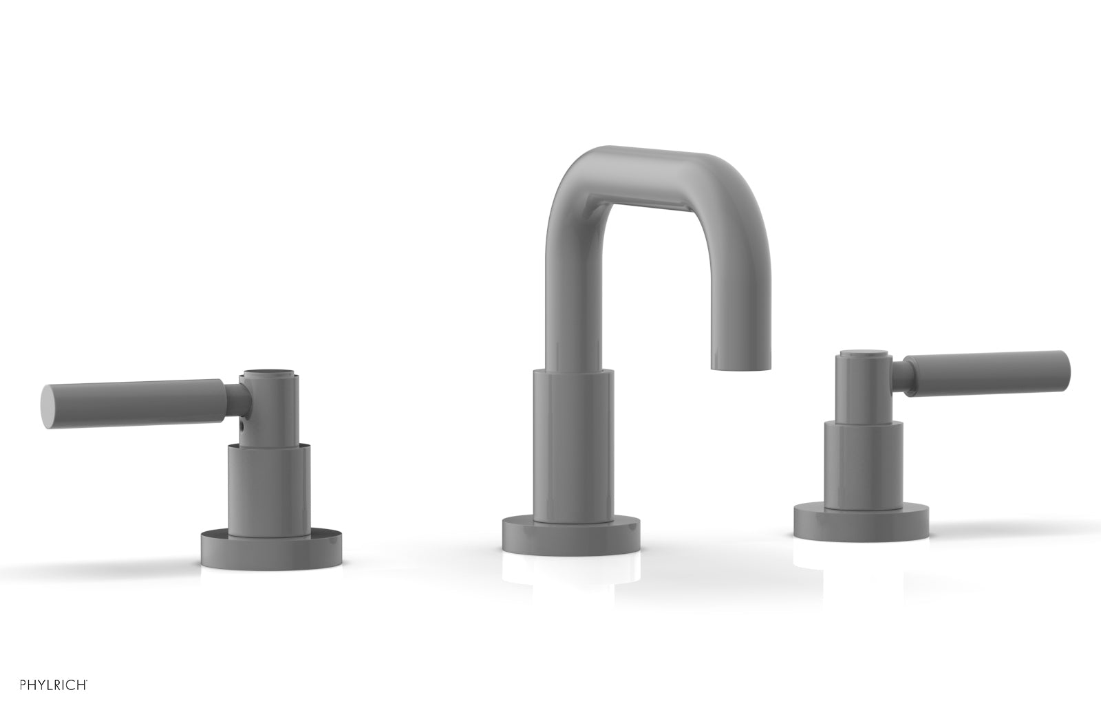 BASIC Widespread Faucet, 6 3/8" High Spout, Lever Handles D132