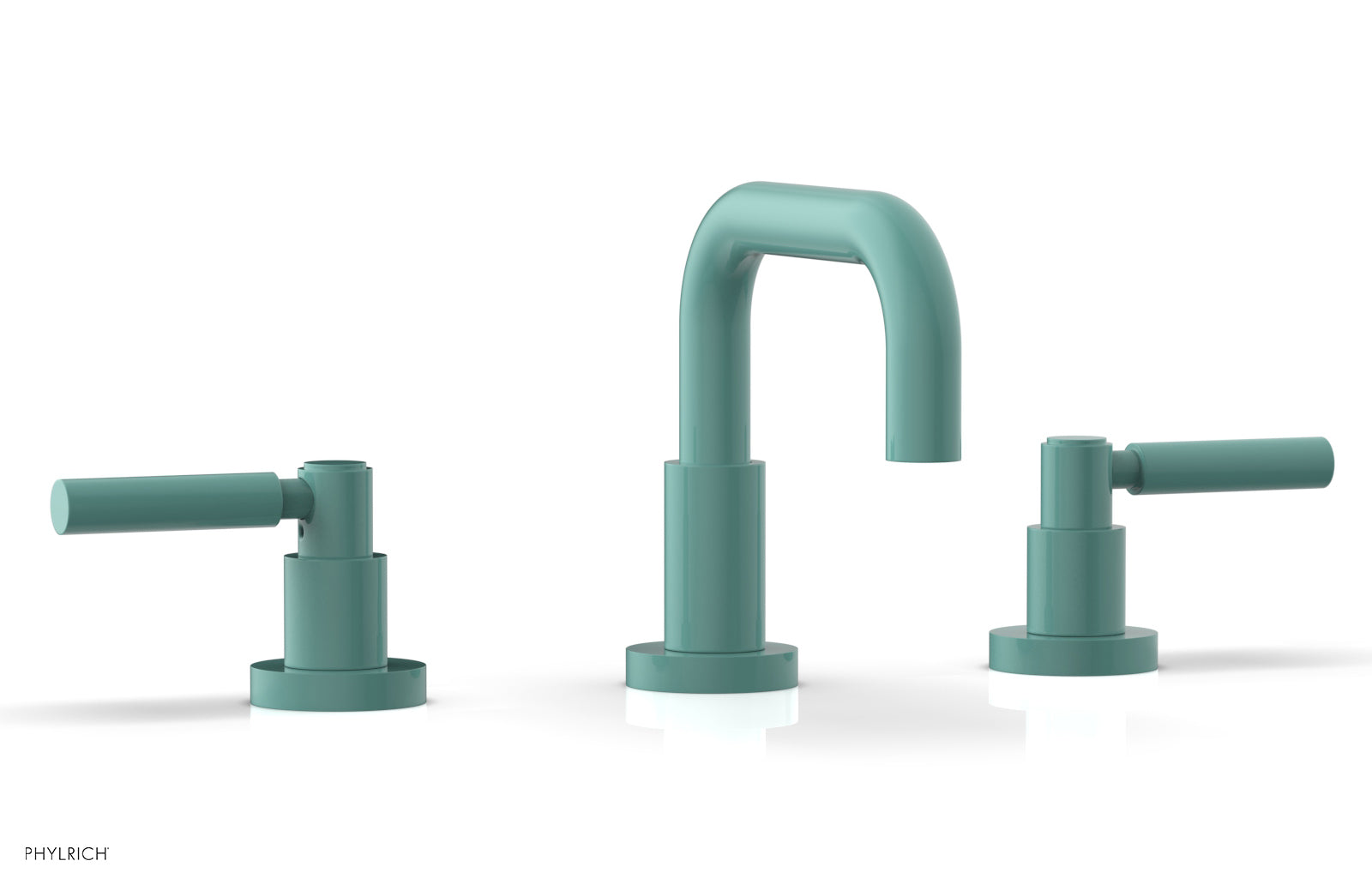 BASIC Widespread Faucet, 6 3/8" High Spout, Lever Handles D132 — image 1