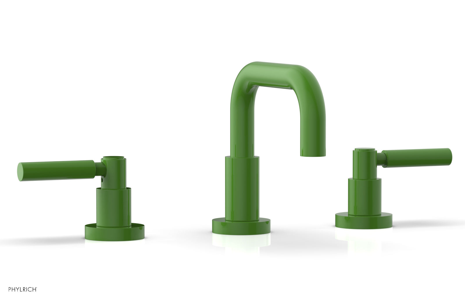 BASIC Widespread Faucet, 6 3/8" High Spout, Lever Handles D132 — image 1