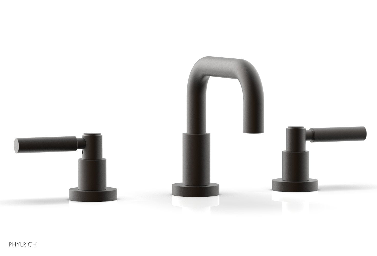 BASIC Widespread Faucet, 6 3/8" High Spout, Lever Handles D132