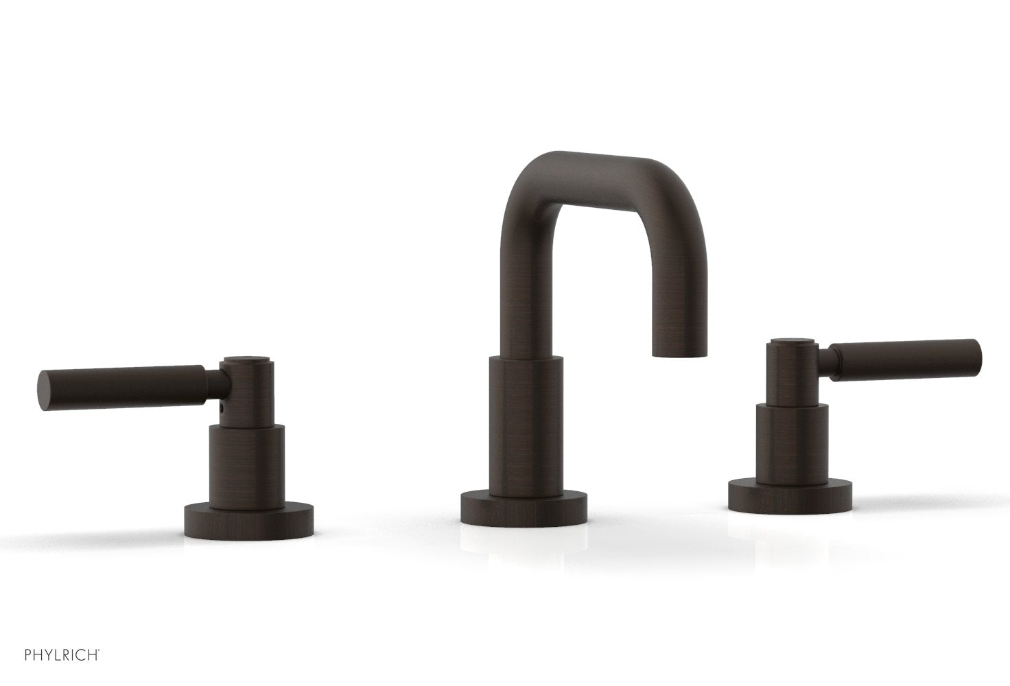 BASIC Widespread Faucet, 6 3/8" High Spout, Lever Handles D132