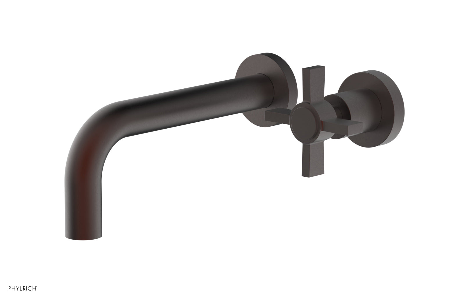 Basic Single Handle Wall Lavatory Set - Cross Handle D132-15 — image 1