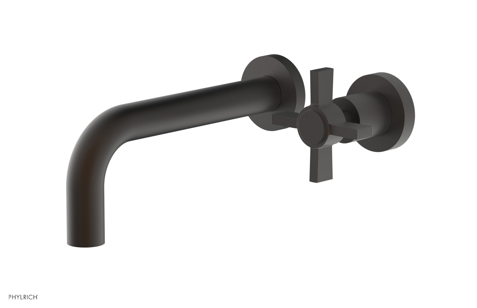 Basic Single Handle Wall Lavatory Set - Cross Handle D132-15 — image 1