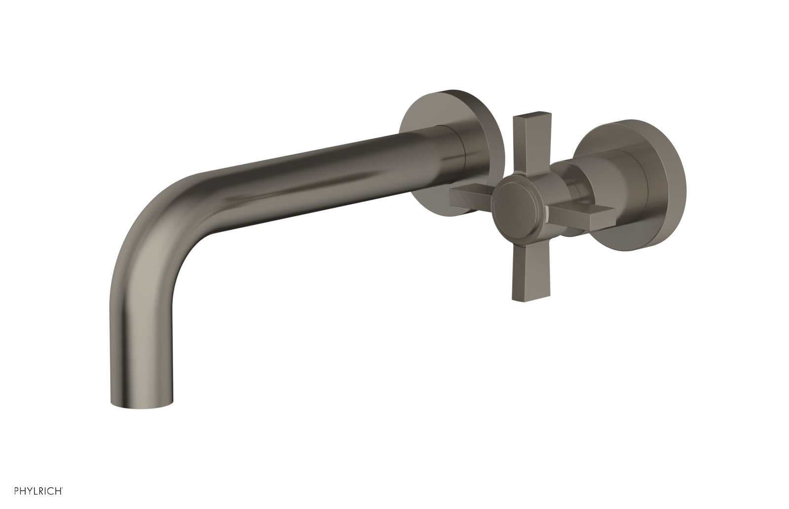 Basic Single Handle Wall Lavatory Set - Cross Handle D132-15 — image 1