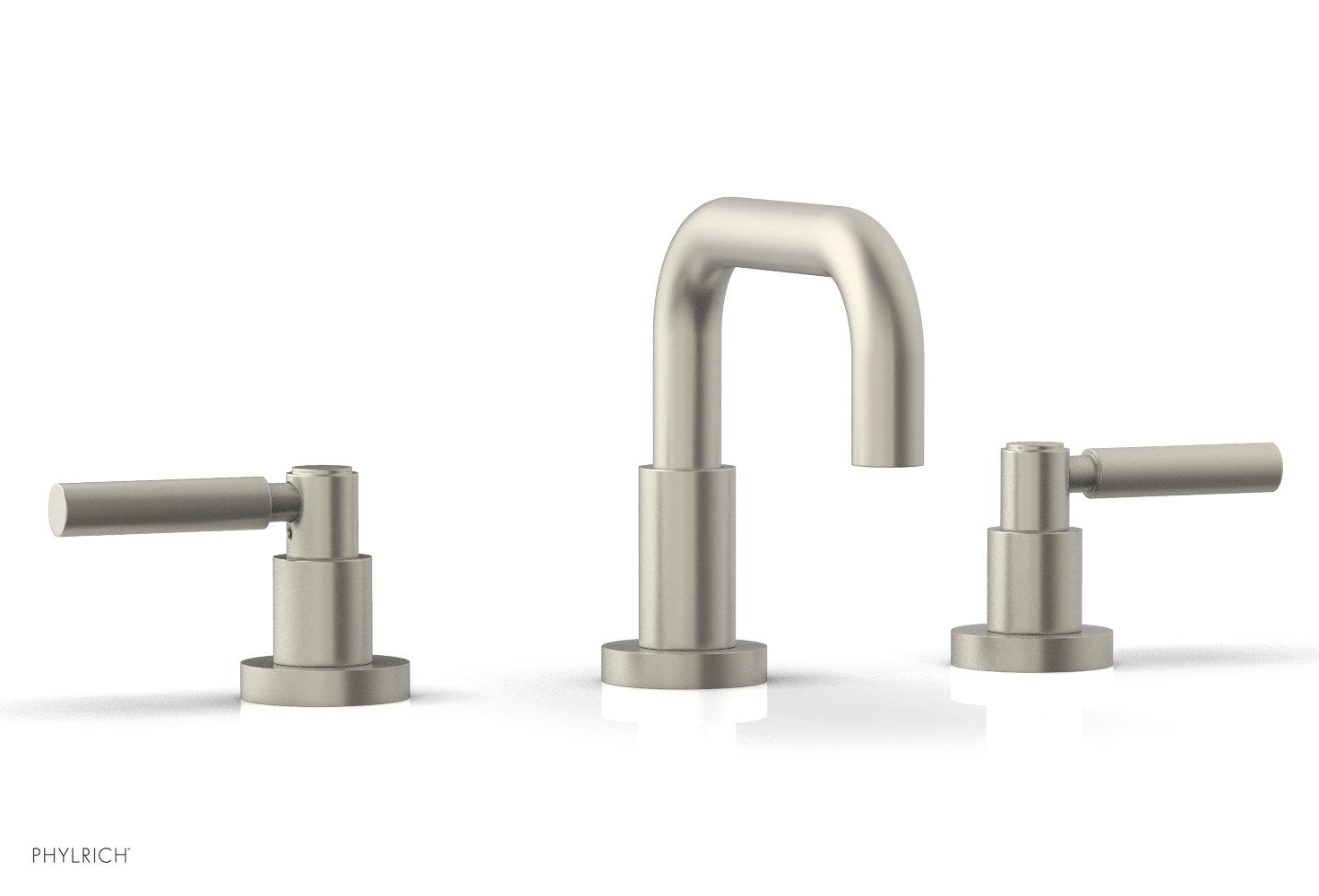 BASIC Widespread Faucet, 6 3/8" High Spout, Lever Handles D132