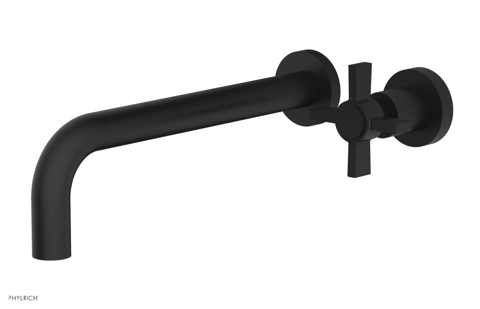 Basic 10" Single Handle Wall Lavatory Set - Cross Handle D132-16