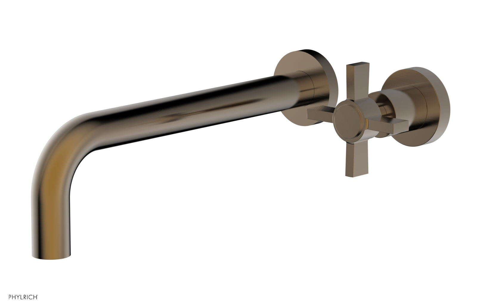 Basic 10" Single Handle Wall Lavatory Set - Cross Handle D132-16 — image 1