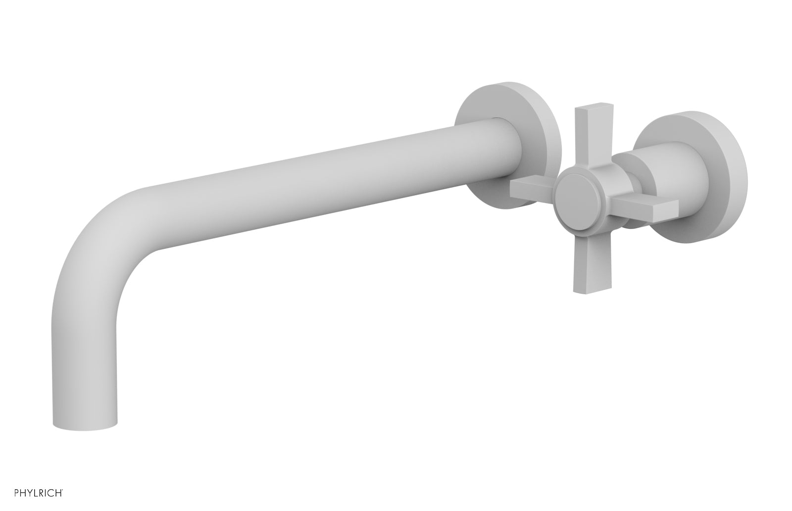 Basic 10" Single Handle Wall Lavatory Set - Cross Handle D132-16