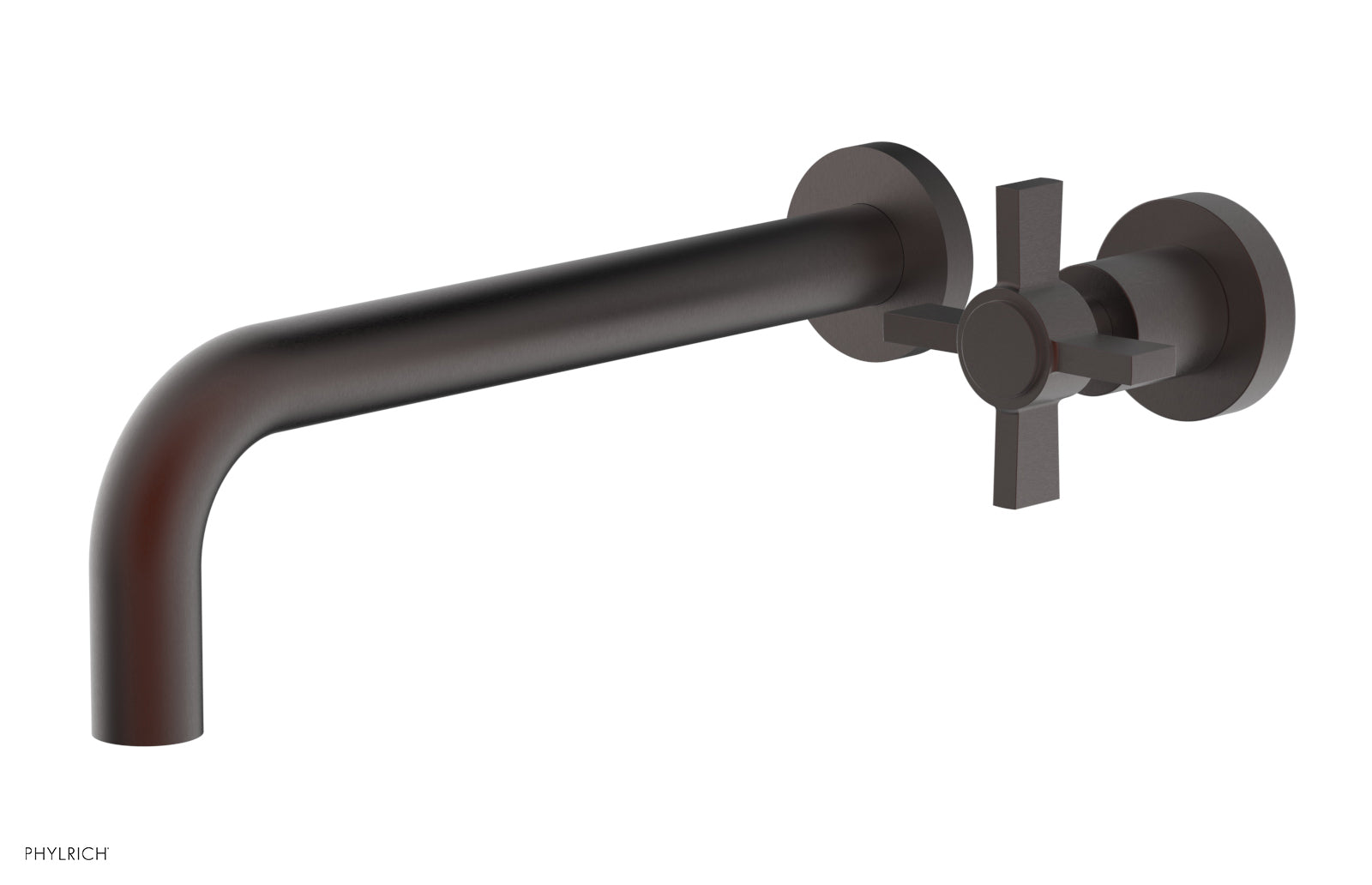 Basic 10" Single Handle Wall Lavatory Set - Cross Handle D132-16 — image 1