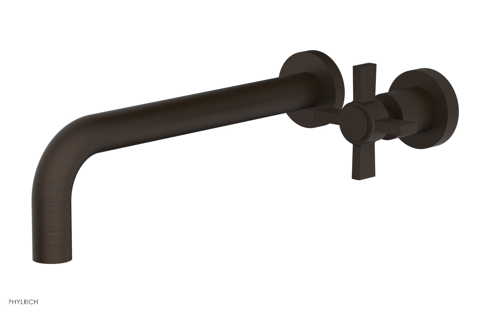 Basic 10" Single Handle Wall Lavatory Set - Cross Handle D132-16 — image 1