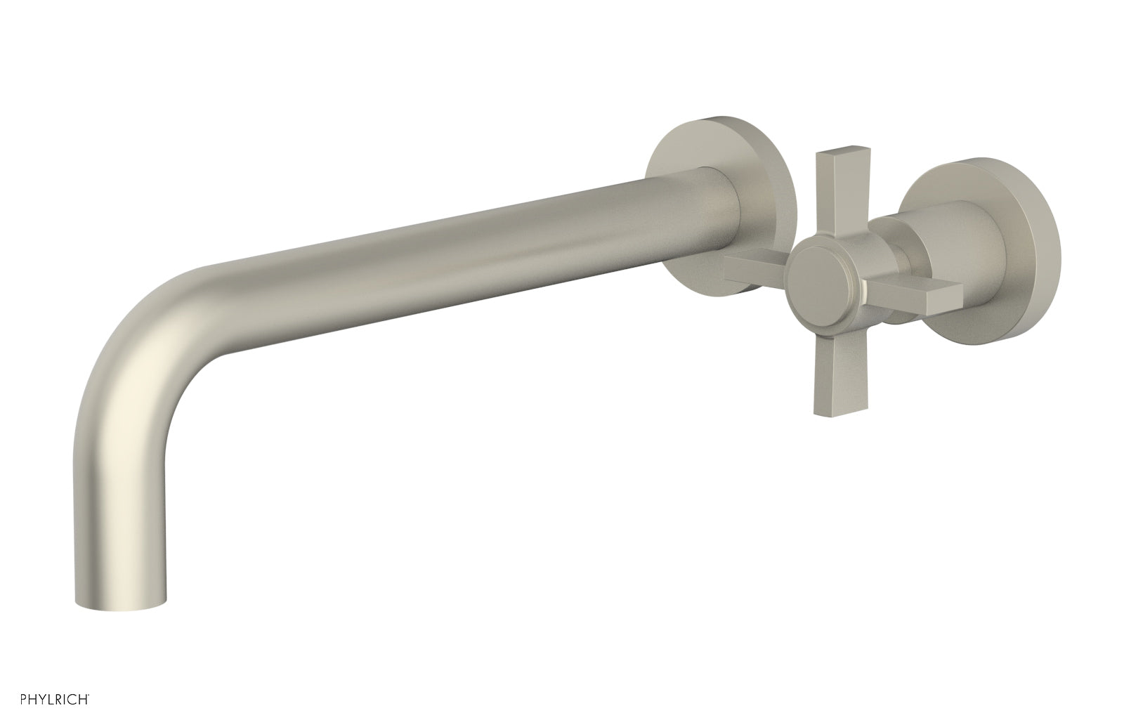 Basic 10" Single Handle Wall Lavatory Set - Cross Handle D132-16 — image 1