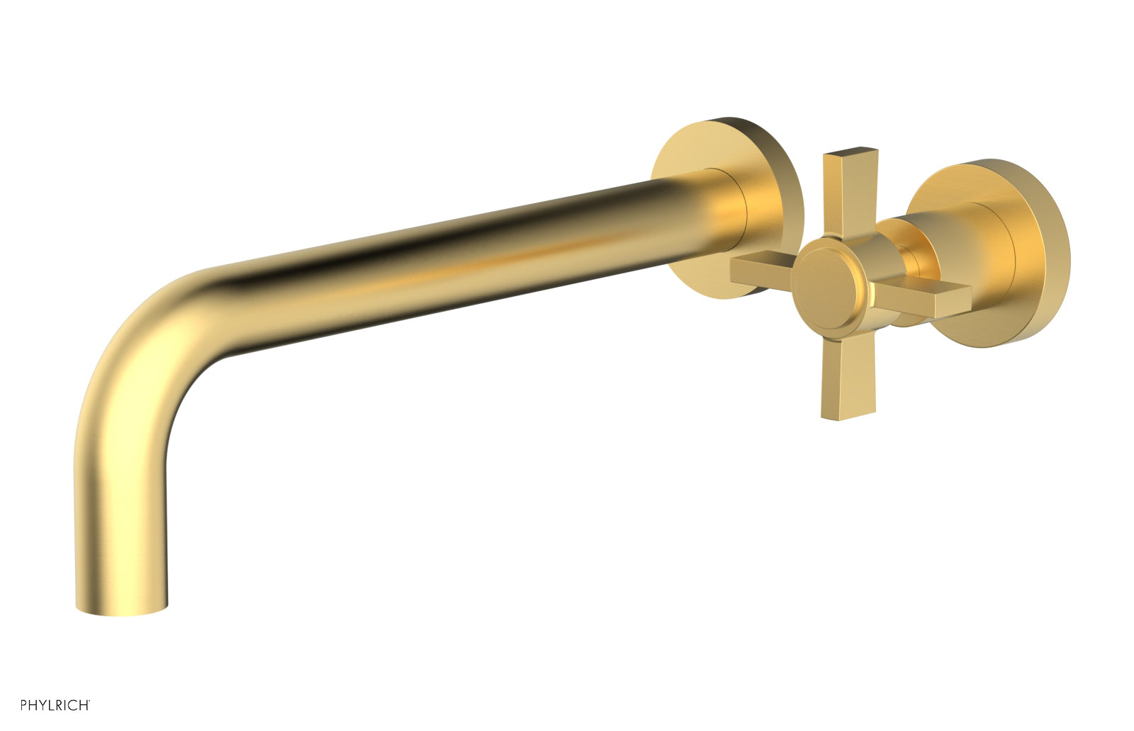 Basic 10" Single Handle Wall Lavatory Set - Cross Handle D132-16