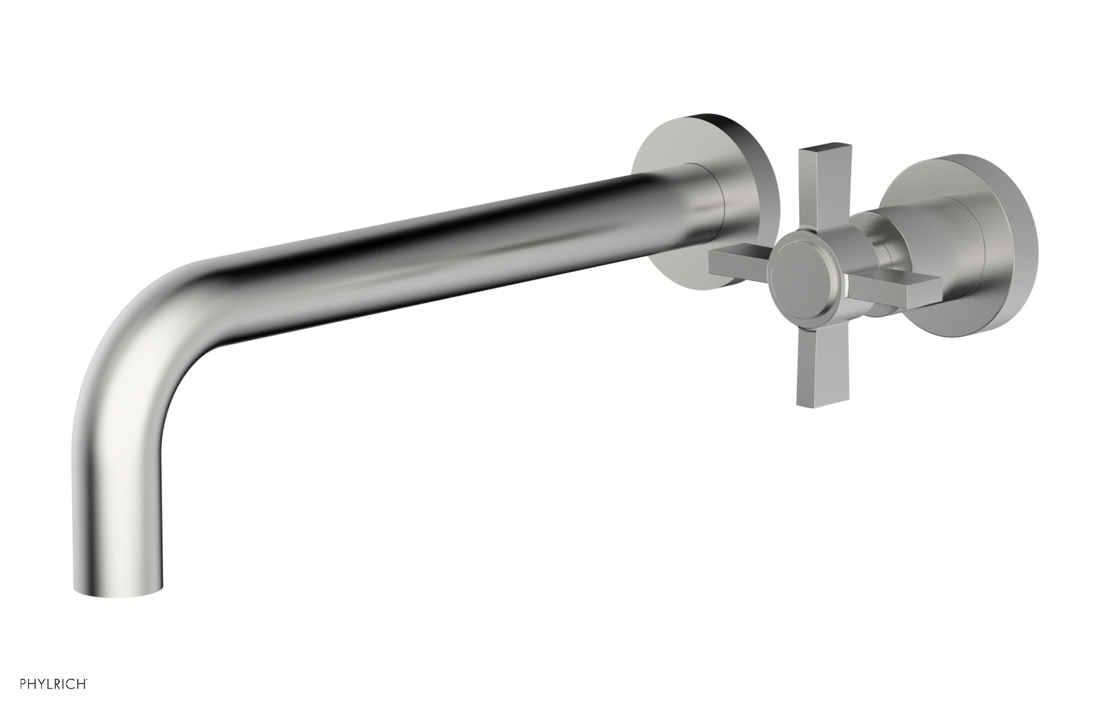 Basic 10" Single Handle Wall Lavatory Set - Cross Handle D132-16 — image 1