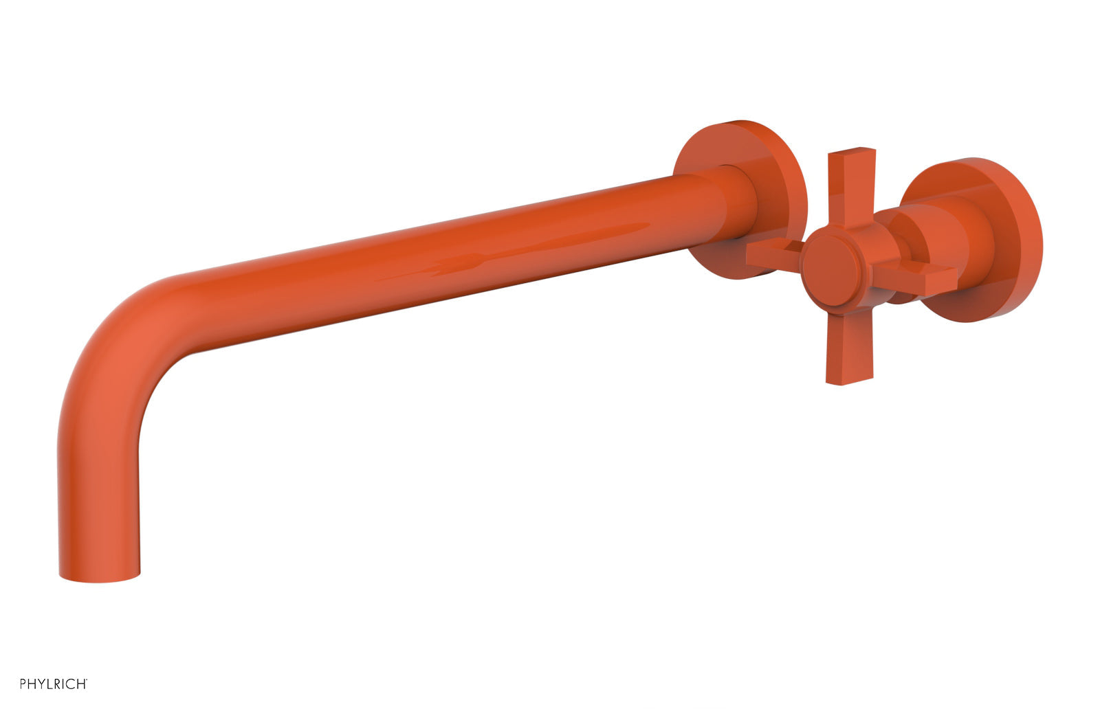 Basic 12" Single Handle Wall Lavatory Set - Cross Handle D132-17