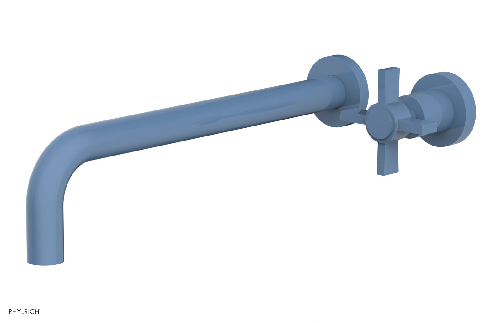 Basic 12" Single Handle Wall Lavatory Set - Cross Handle D132-17