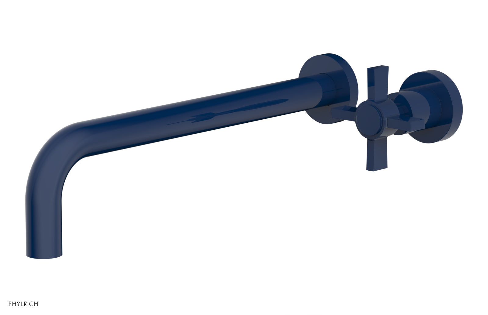 Basic 12" Single Handle Wall Lavatory Set - Cross Handle D132-17