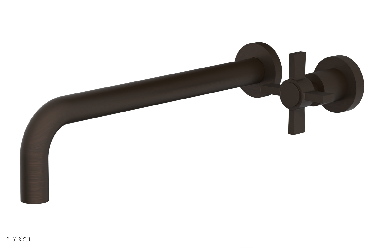 Basic 12" Single Handle Wall Lavatory Set - Cross Handle D132-17 — image 1