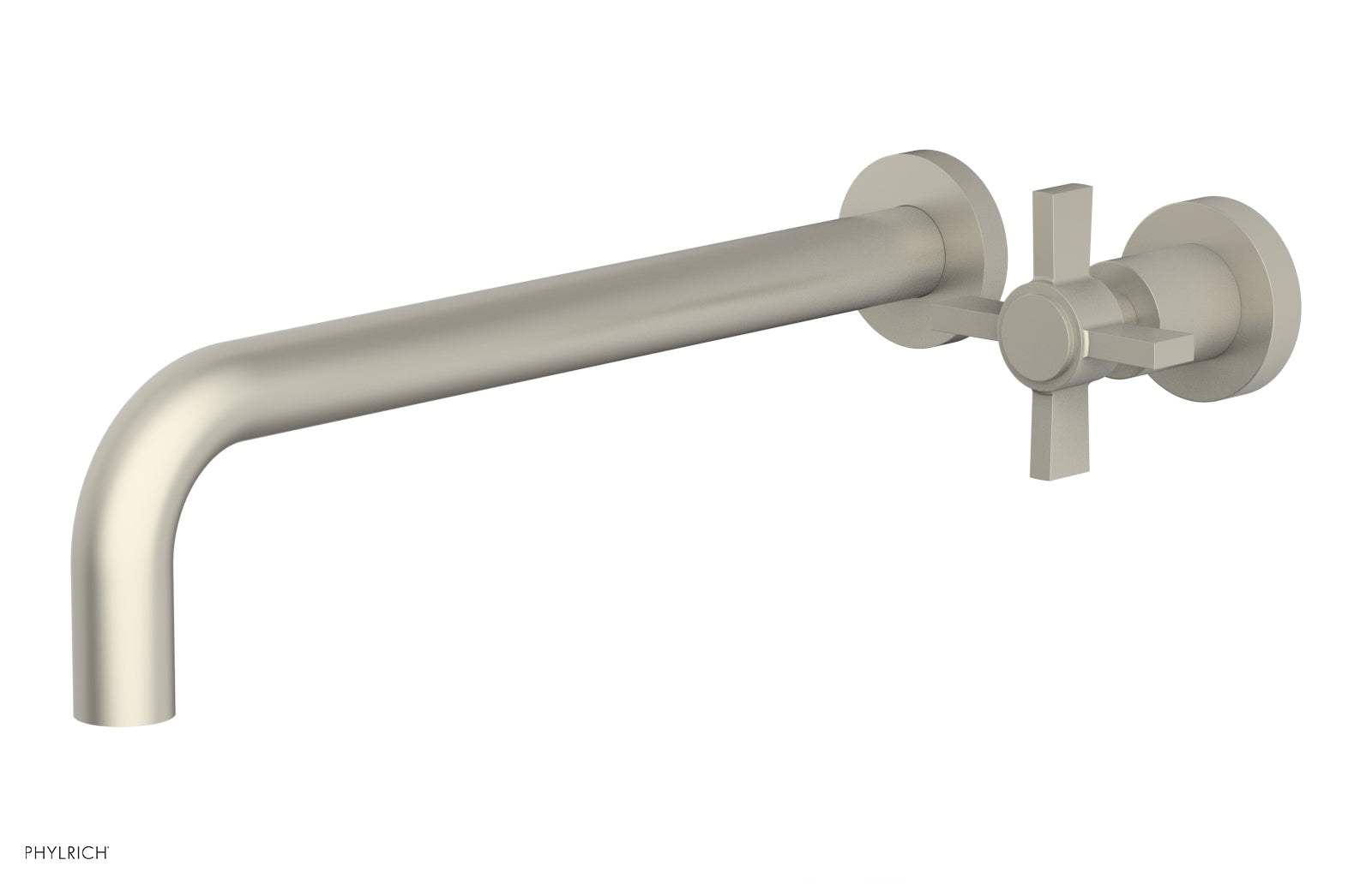 Basic 12" Single Handle Wall Lavatory Set - Cross Handle D132-17 — image 1