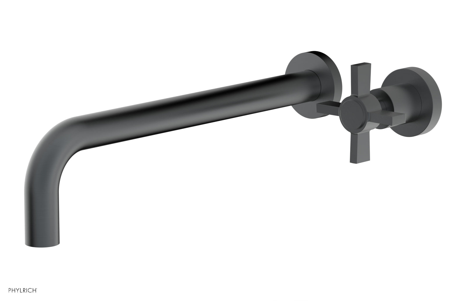 Basic 12" Single Handle Wall Lavatory Set - Cross Handle D132-17