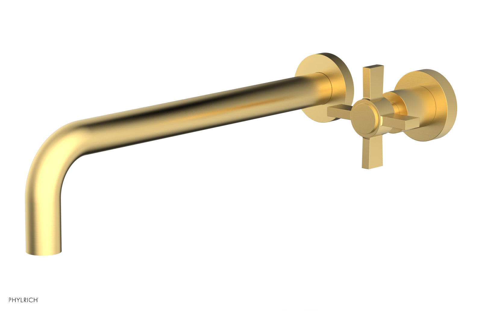 Basic 12" Single Handle Wall Lavatory Set - Cross Handle D132-17 — image 1