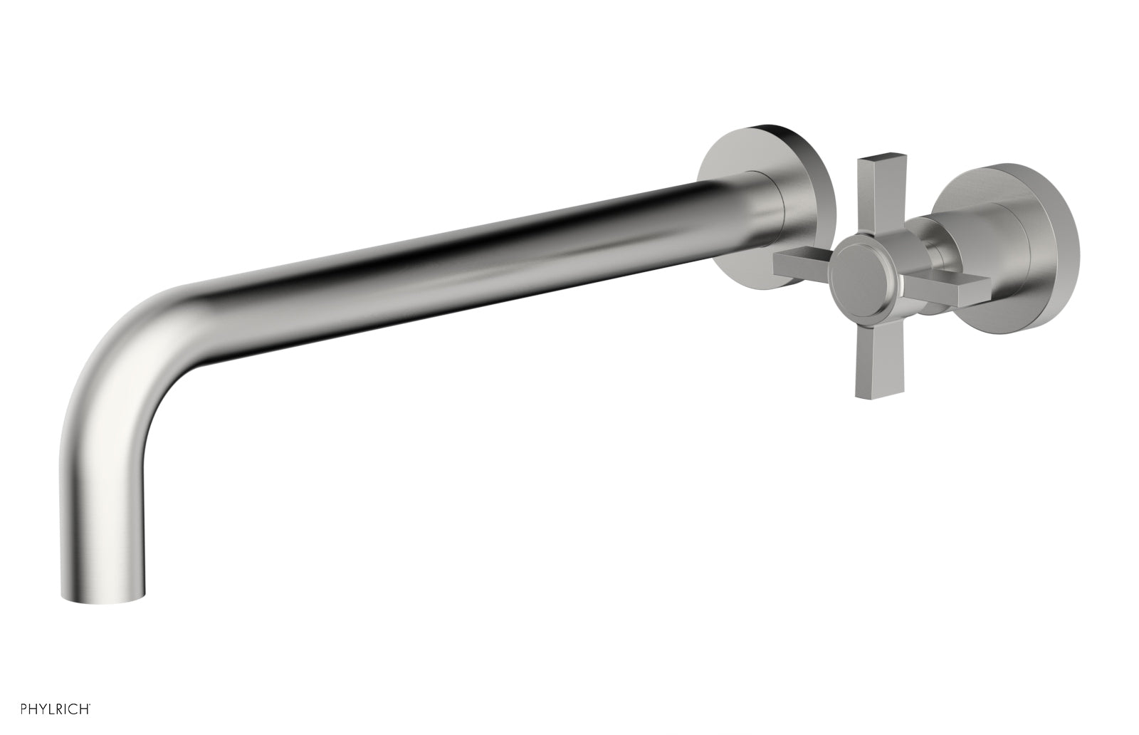 Basic 12" Single Handle Wall Lavatory Set - Cross Handle D132-17