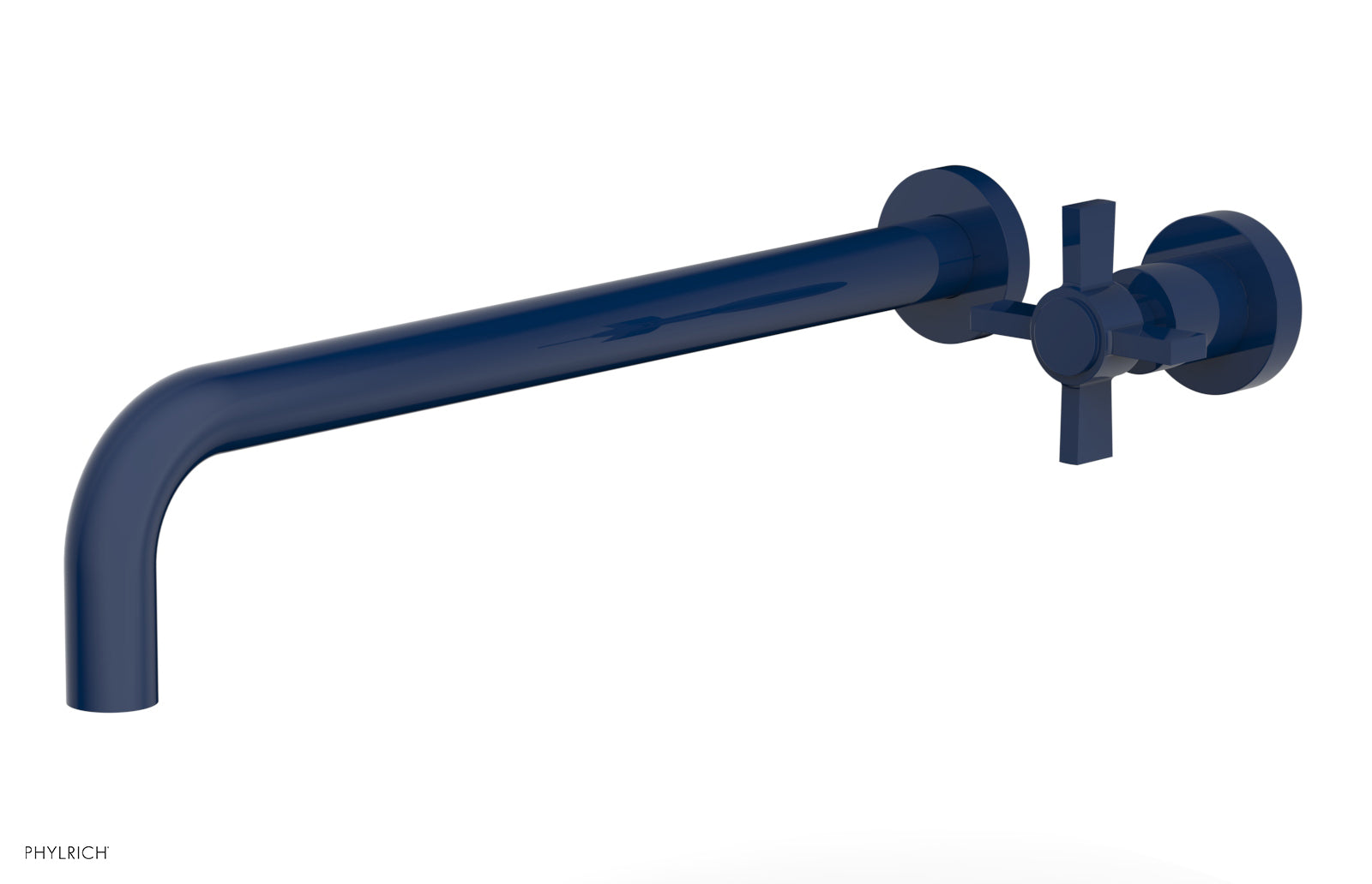 Basic 14" Single Handle Wall Lavatory Set - Cross Handle D132-18