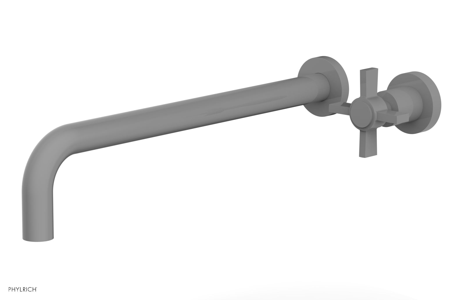 Basic 14" Single Handle Wall Lavatory Set - Cross Handle D132-18