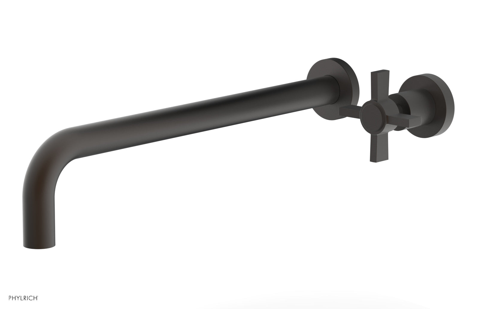 Basic 14" Single Handle Wall Lavatory Set - Cross Handle D132-18