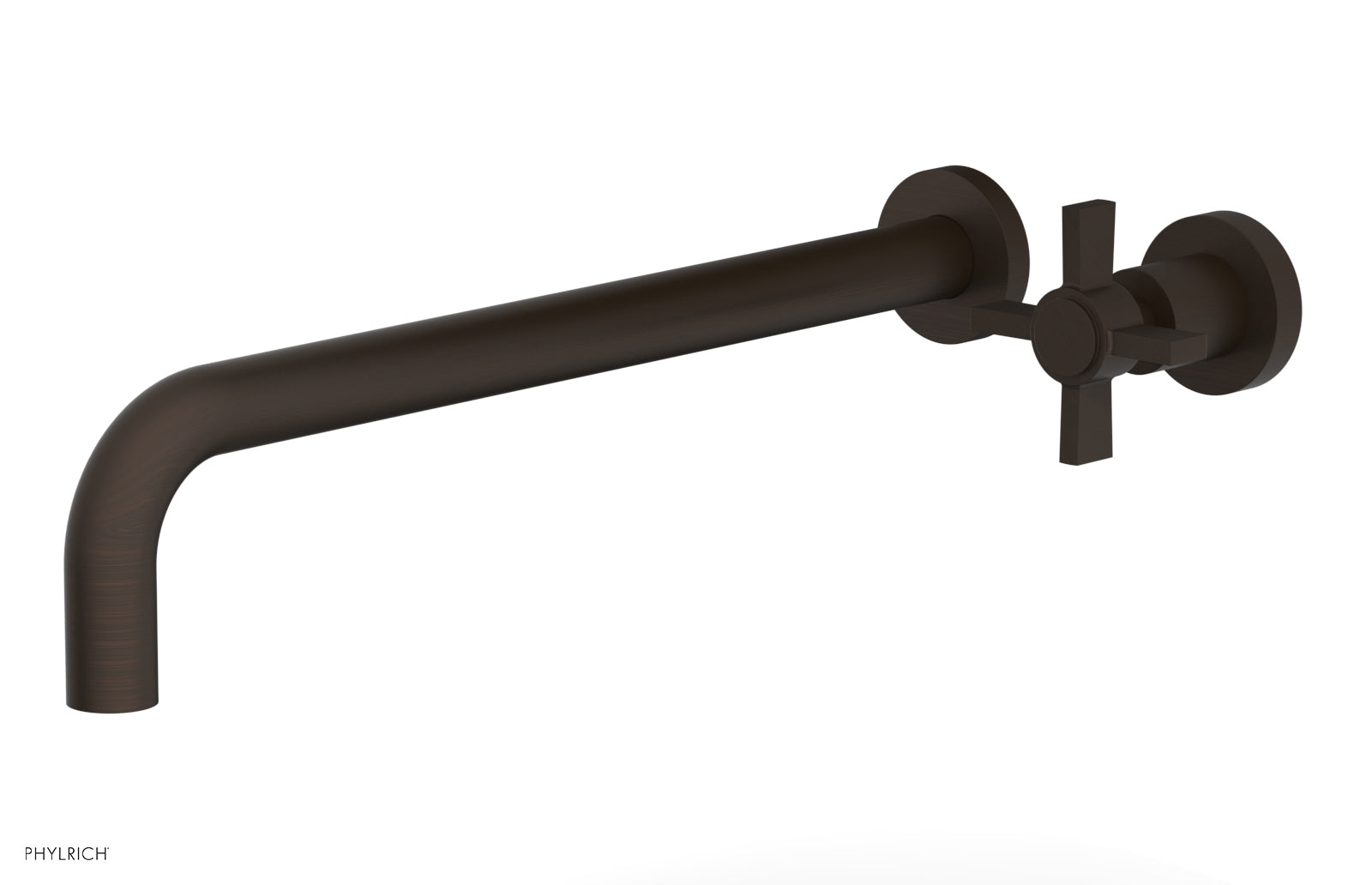 Basic 14" Single Handle Wall Lavatory Set - Cross Handle D132-18 — image 1