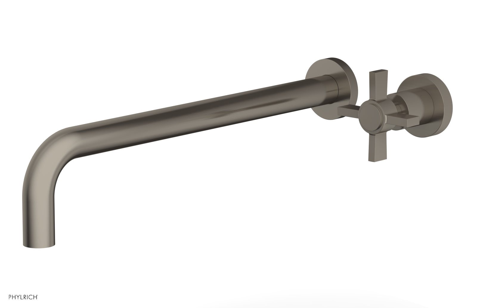 Basic 14" Single Handle Wall Lavatory Set - Cross Handle D132-18