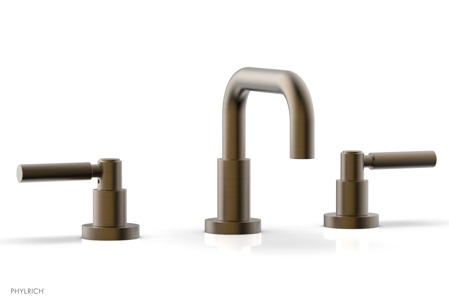 BASIC Widespread Faucet, 6 3/8" High Spout, Lever Handles D132