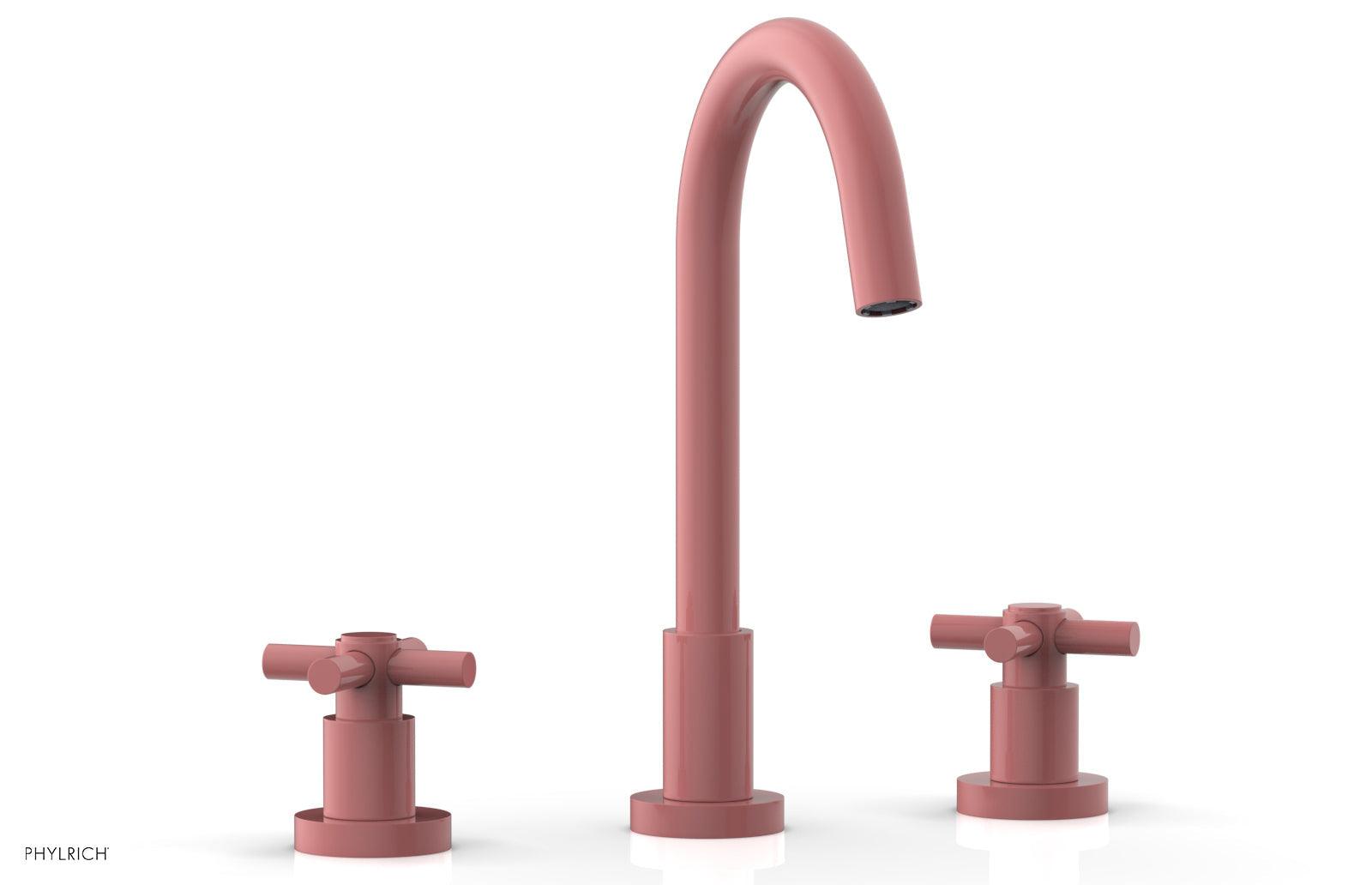 BASIC Widespread Faucet, 10 1/2" High Spout, Tubular Cross Handles D134