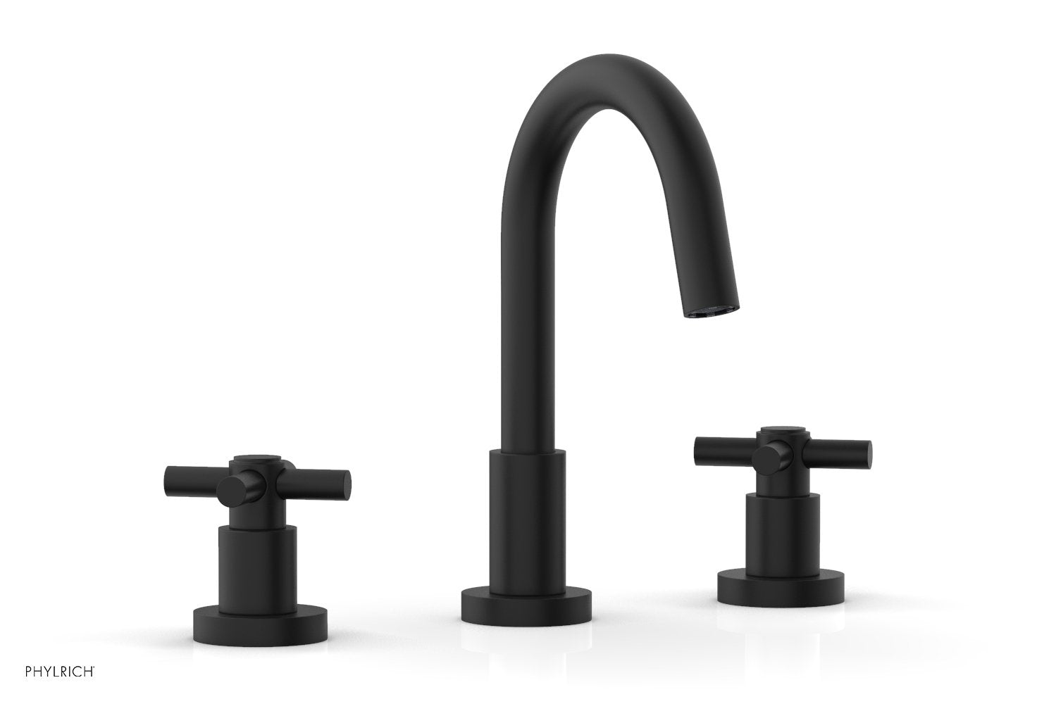 BASIC Widespread Faucet, 8 1/2" High Spout, Tubular Cross Handles D135 — image 1