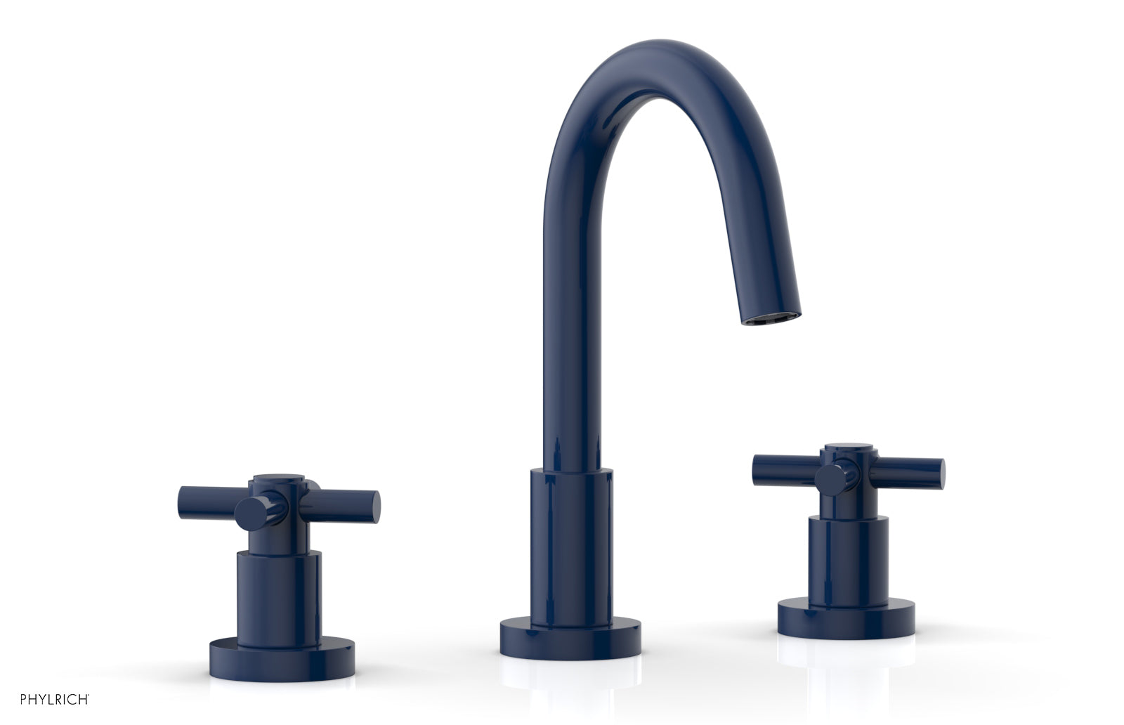 BASIC Widespread Faucet, 8 1/2" High Spout, Tubular Cross Handles D135