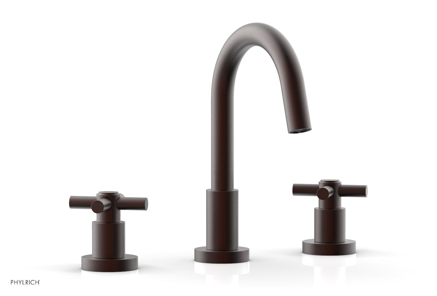BASIC Widespread Faucet, 8 1/2" High Spout, Tubular Cross Handles D135 — image 1