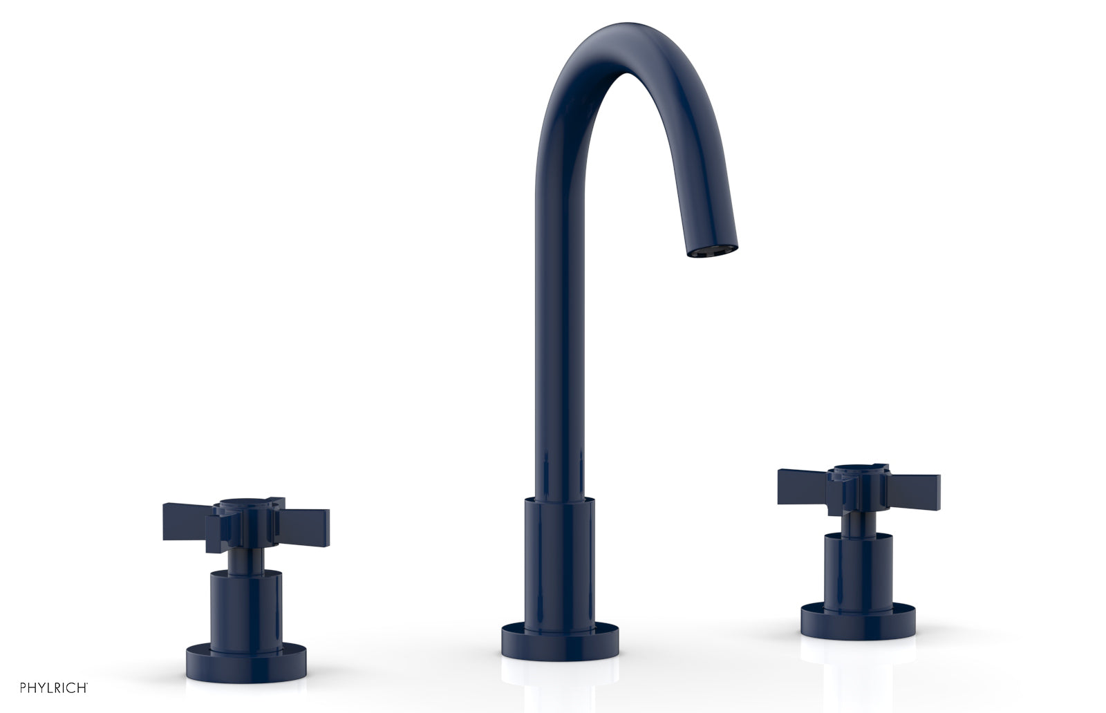 BASIC Widespread Faucet, 10 1/2" High Spout, Blade Cross Handles D137 — image 1