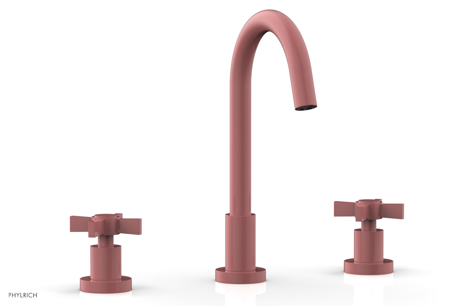 BASIC Widespread Faucet, 10 1/2" High Spout, Blade Cross Handles D137 — image 1