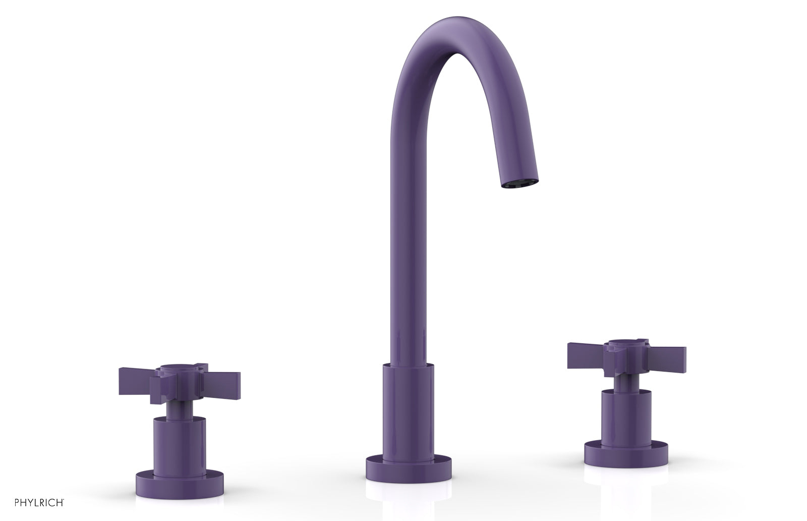 BASIC Widespread Faucet, 10 1/2" High Spout, Blade Cross Handles D137 — image 1