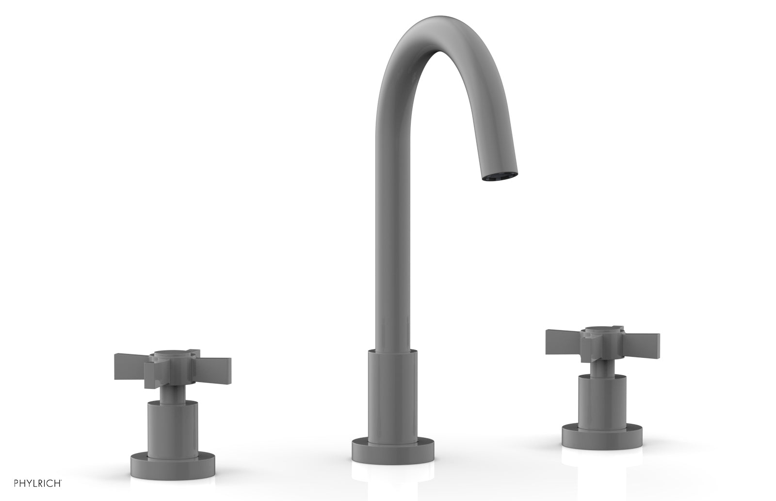 BASIC Widespread Faucet, 10 1/2" High Spout, Blade Cross Handles D137 — image 1