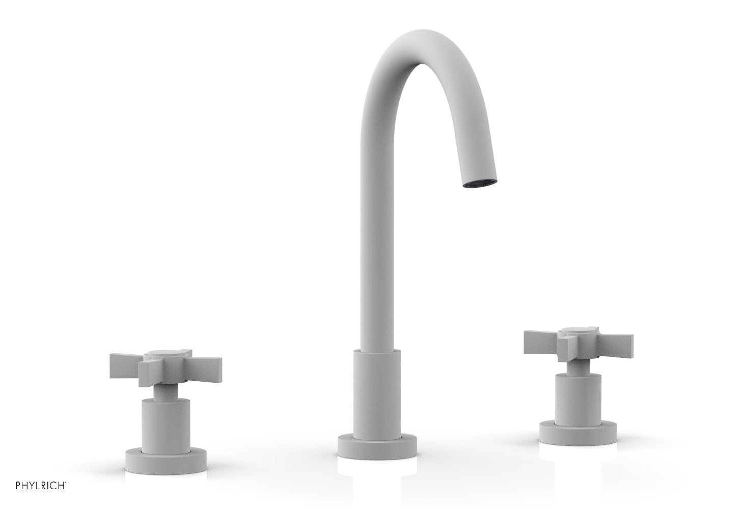 BASIC Widespread Faucet, 10 1/2" High Spout, Blade Cross Handles D137 — image 1