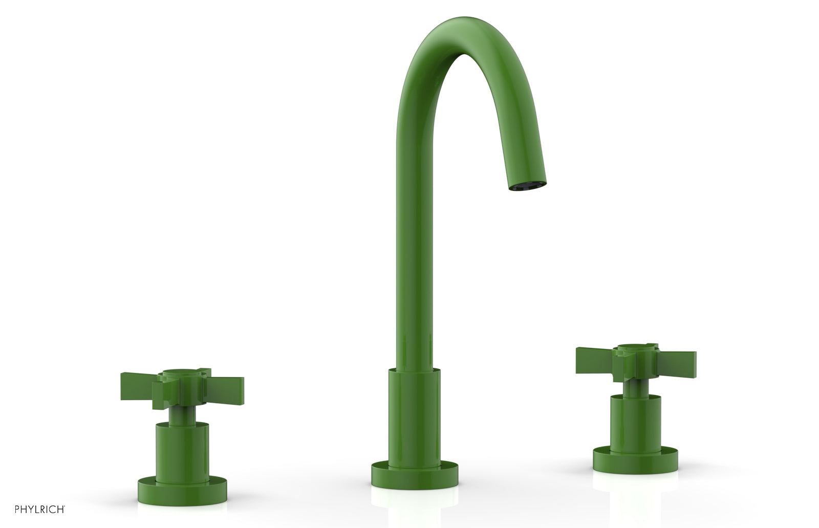 BASIC Widespread Faucet, 10 1/2" High Spout, Blade Cross Handles D137 — image 1