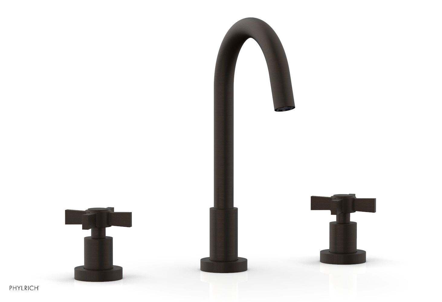 BASIC Widespread Faucet, 10 1/2" High Spout, Blade Cross Handles D137 — image 1