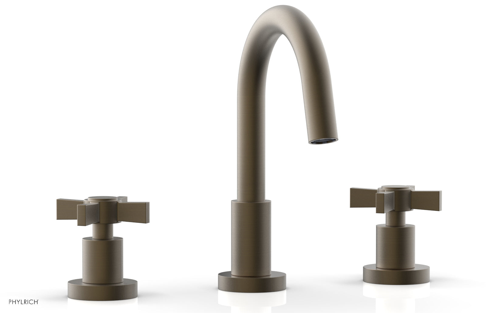 BASIC Widespread Faucet, 8 1/2" High Spout, Blade Cross Handles D138 — image 1