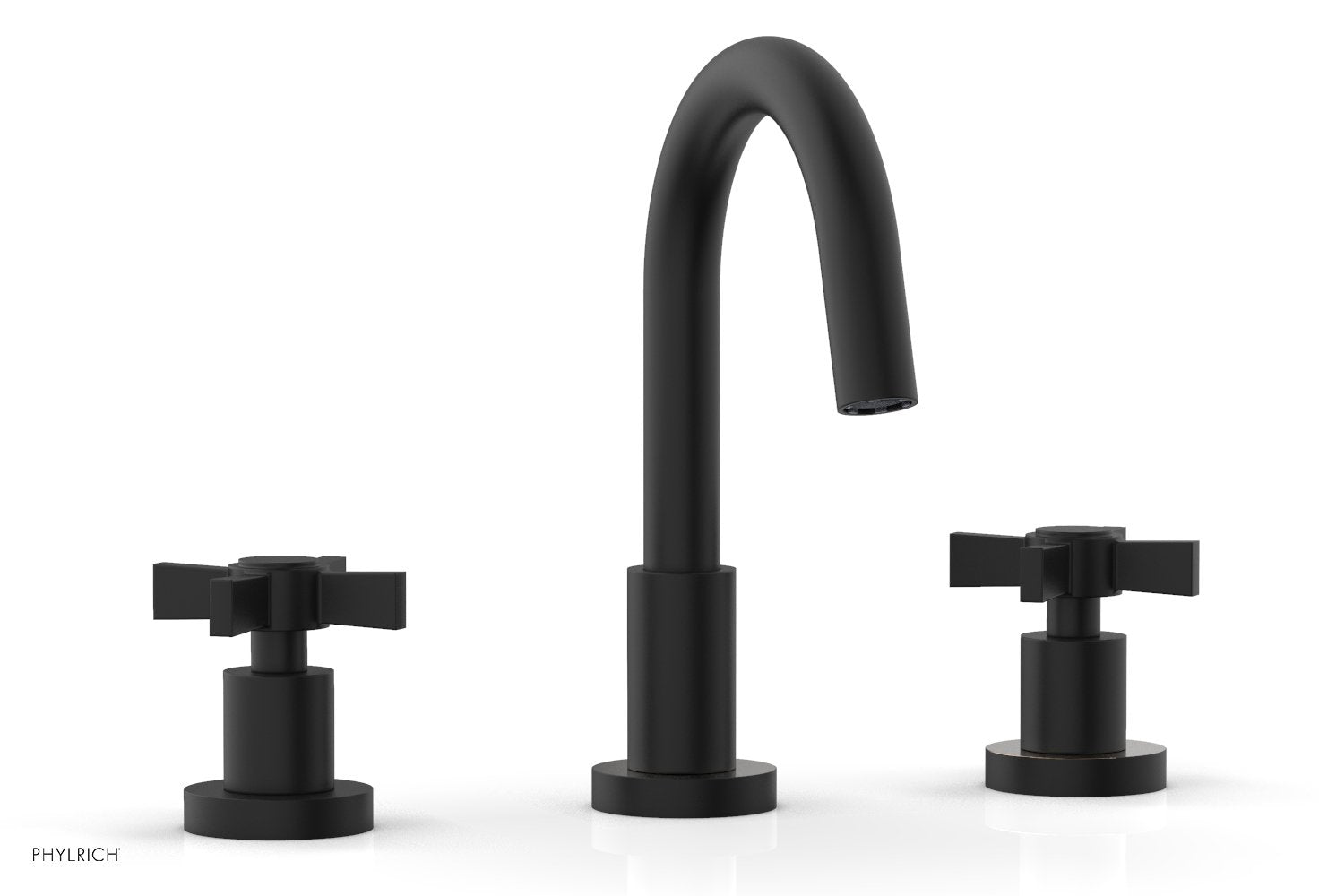 BASIC Widespread Faucet, 8 1/2" High Spout, Blade Cross Handles D138