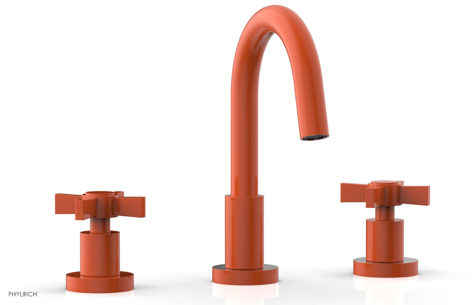 BASIC Widespread Faucet, 8 1/2" High Spout, Blade Cross Handles D138