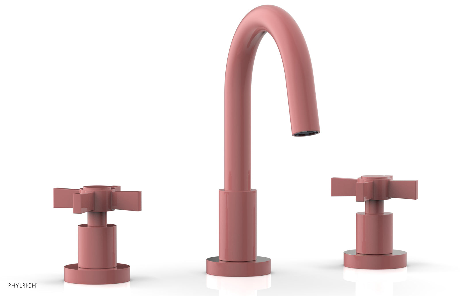 BASIC Widespread Faucet, 8 1/2" High Spout, Blade Cross Handles D138